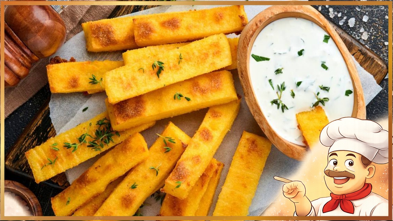 Жареная полента