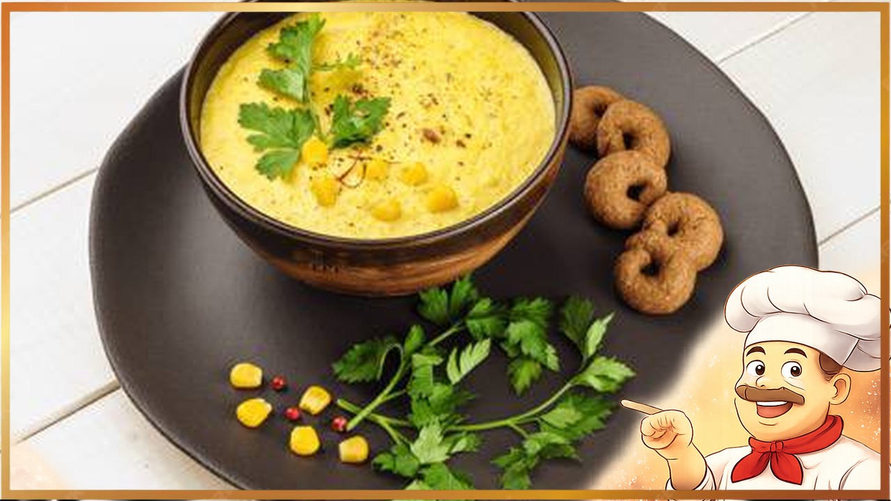 Крем-суп из кукурузы на сливках