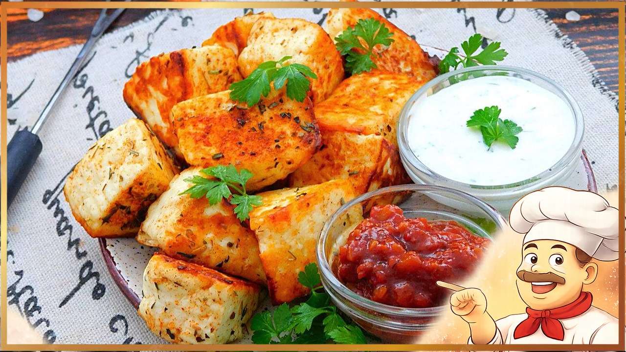 Жареный адыгейский сыр