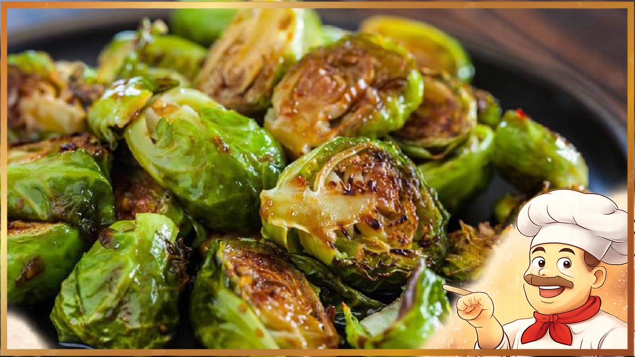 Брюссельская капуста, запечённая с медовым соусом