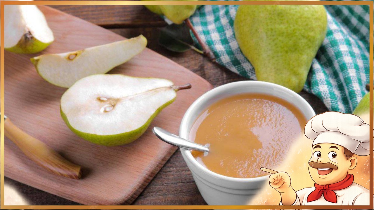 Карамельный соус из груш