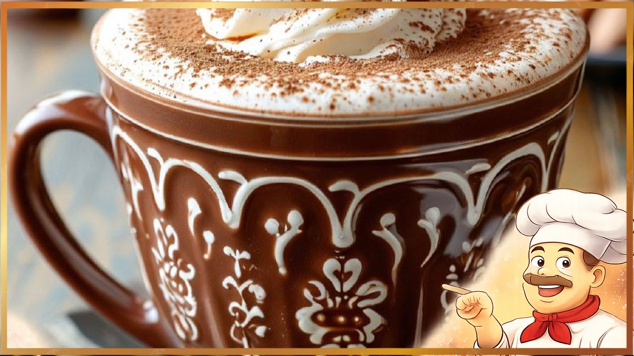 Какао с шоколадной пастой