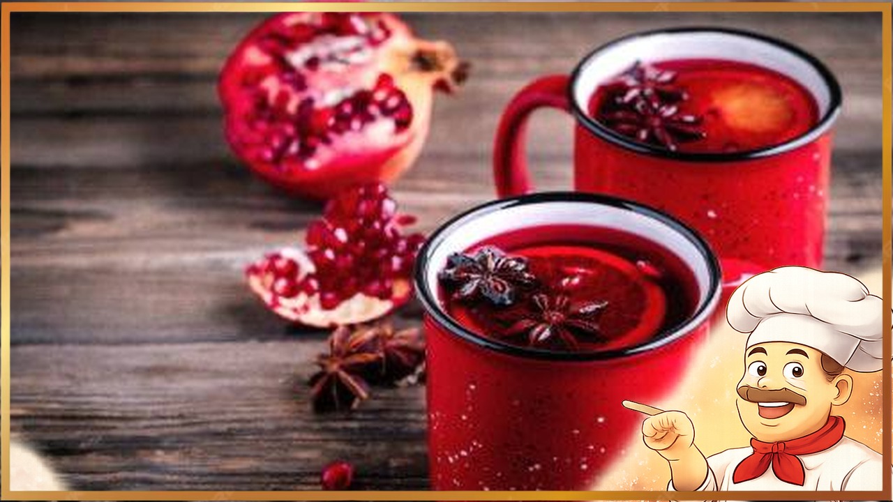 Безалкогольный глинтвейн с гранатовым соком