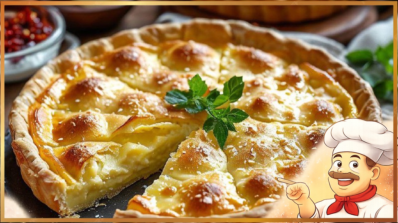 Осетинский пирог с сыром