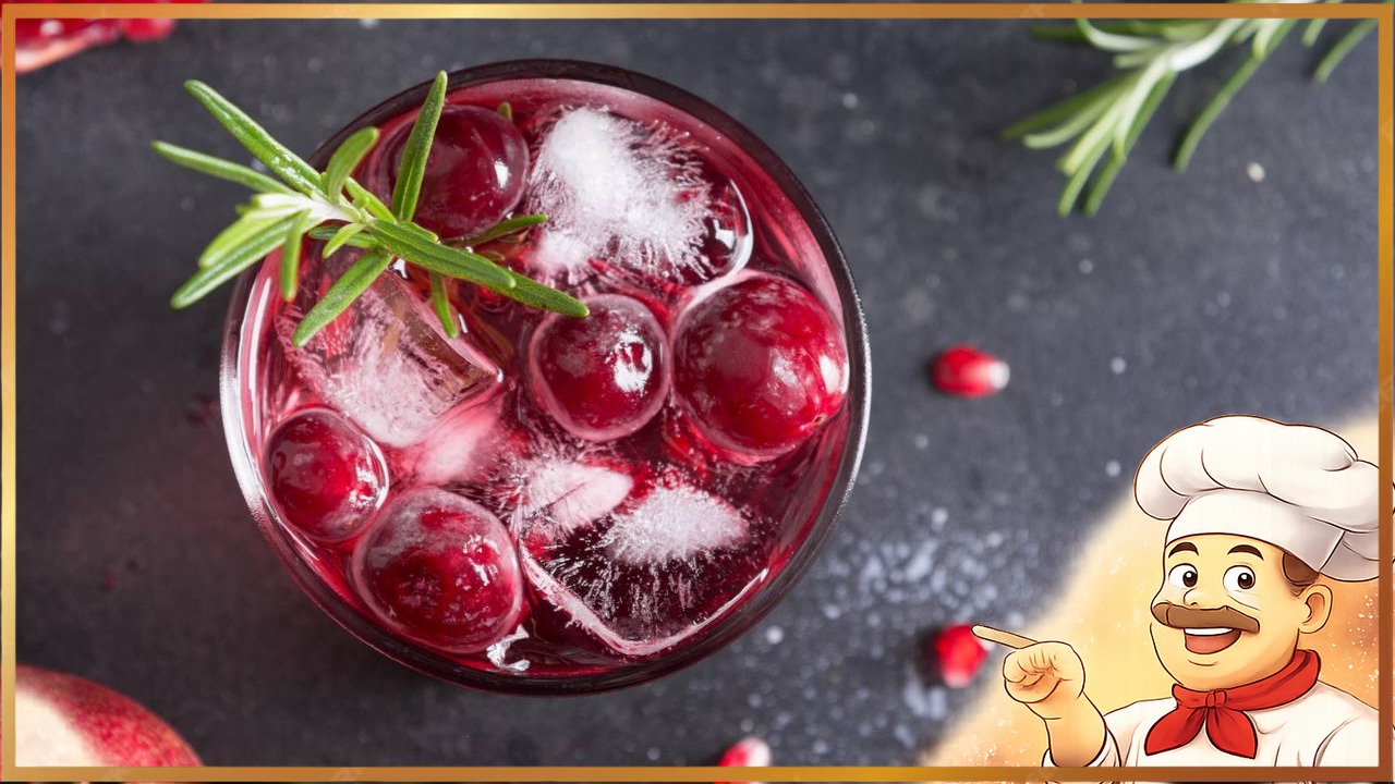 Коктейль с гранатовым соком и клюквой