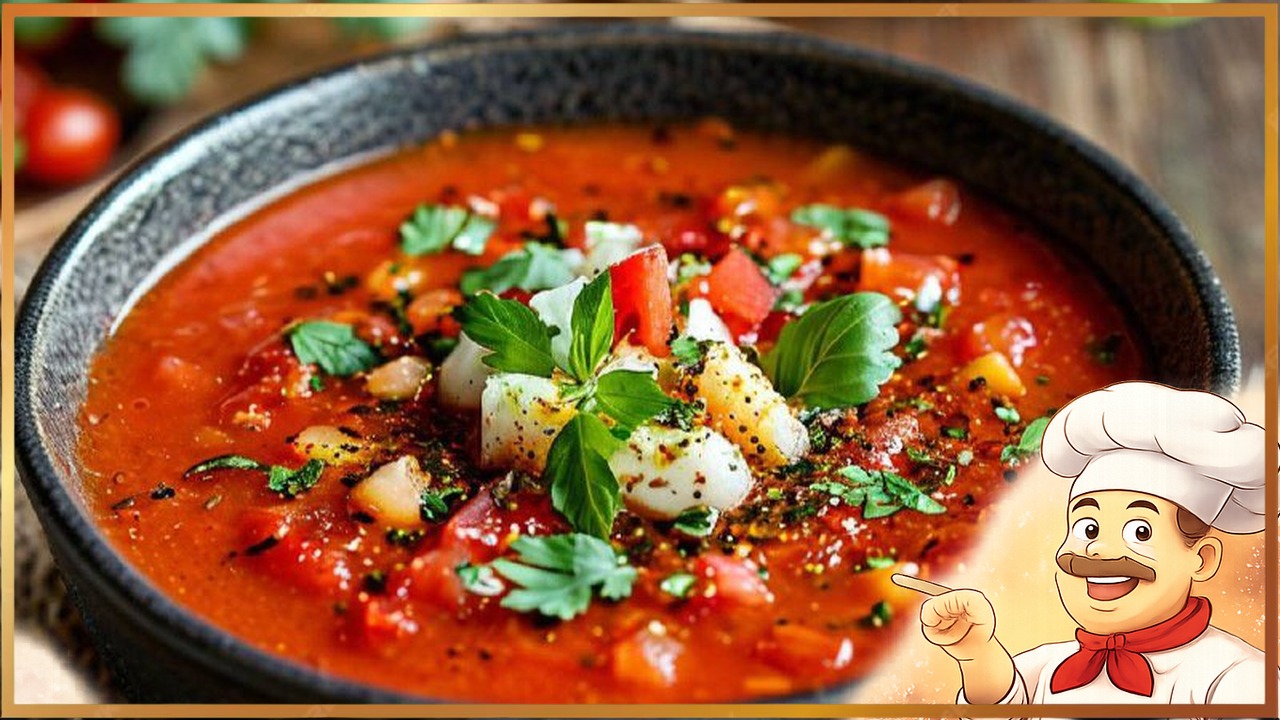 Очень простой гаспачо