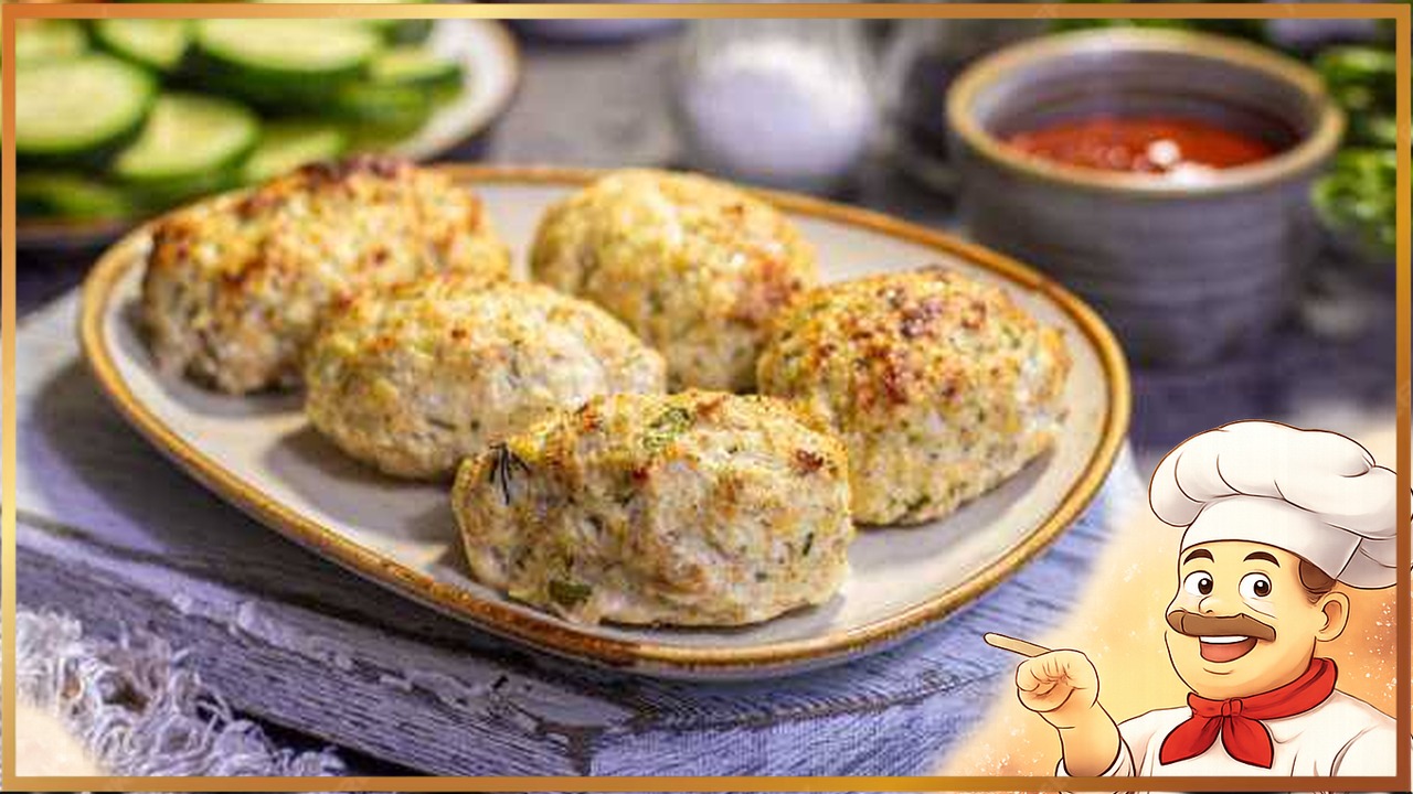 Куриные котлеты с творогом