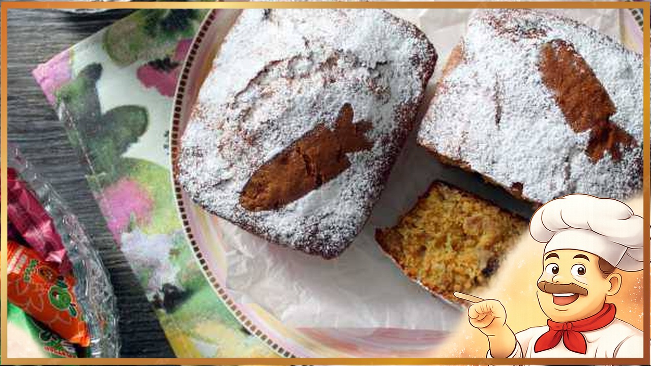 Морковный кекс с изюмом