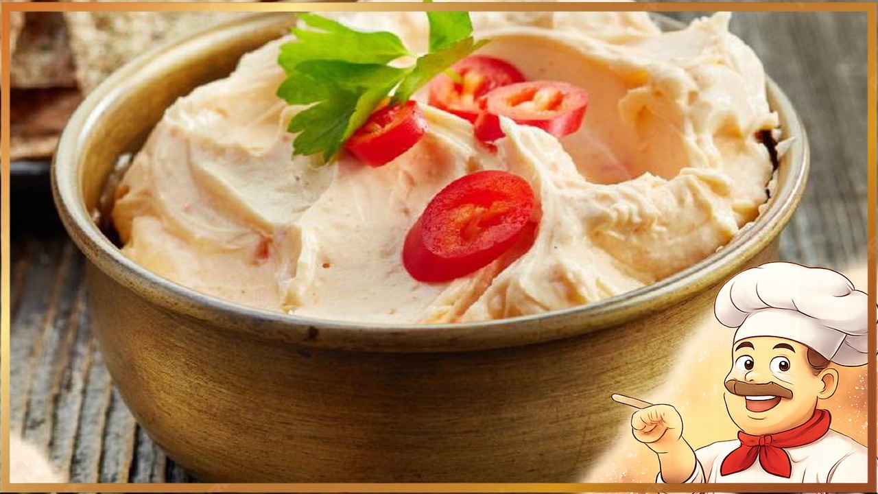 Творожная намазка с томатной пастой