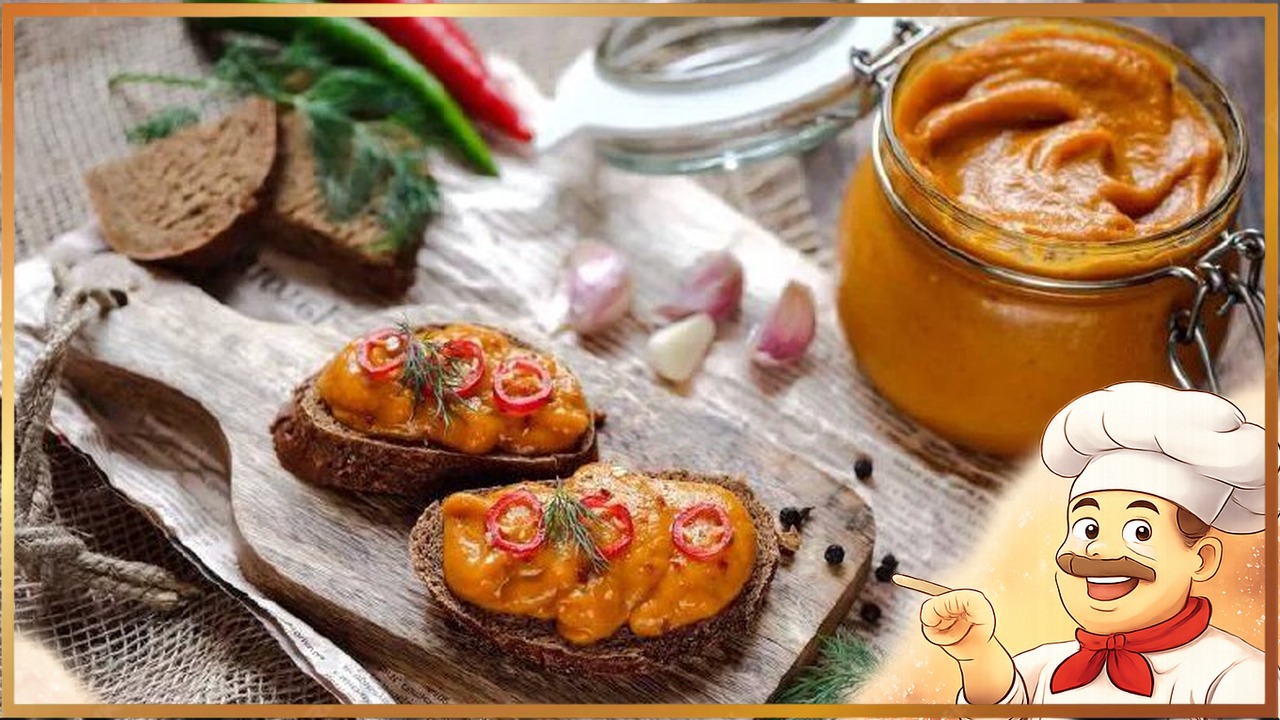 Намазка из запечённых кабачков