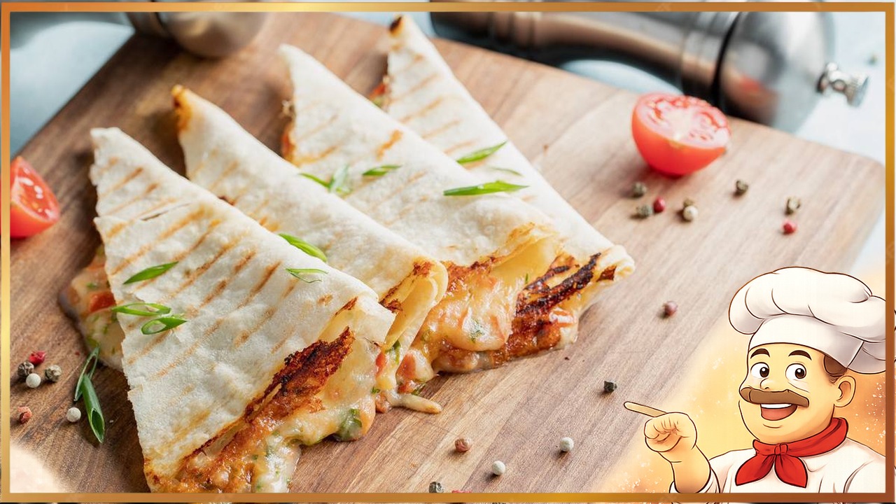 Лаваш с сырной начинкой на завтрак