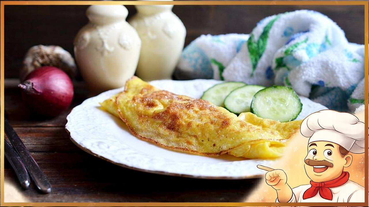 Французский омлет без молока