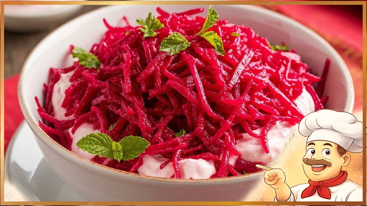 Салат из свеклы и сыра