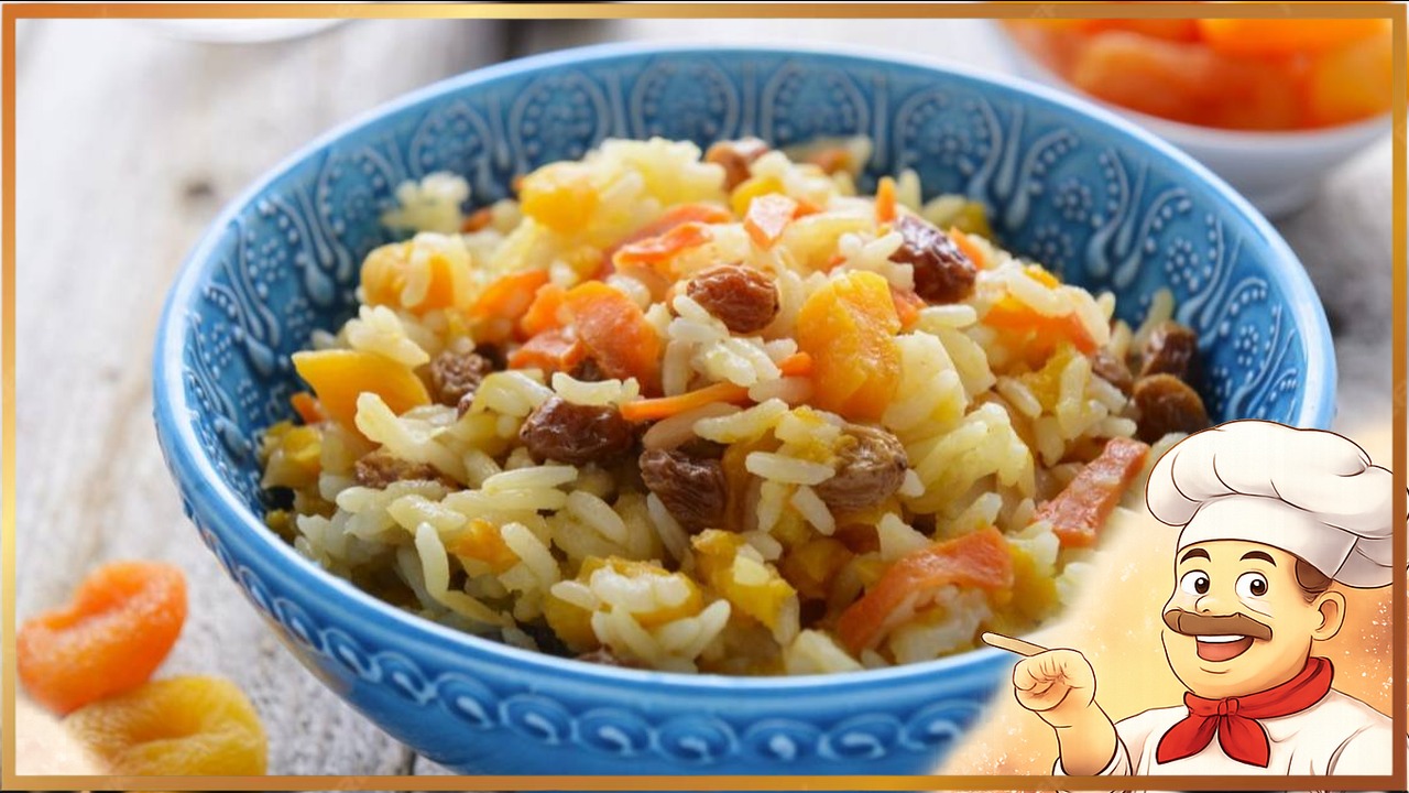 Сладкий рис с сухофруктами