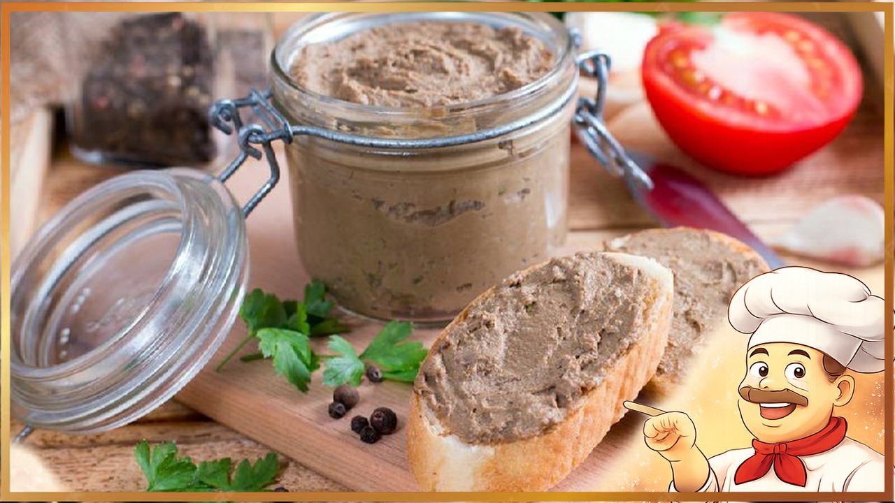 Паштет из куриной печени с чесноком
