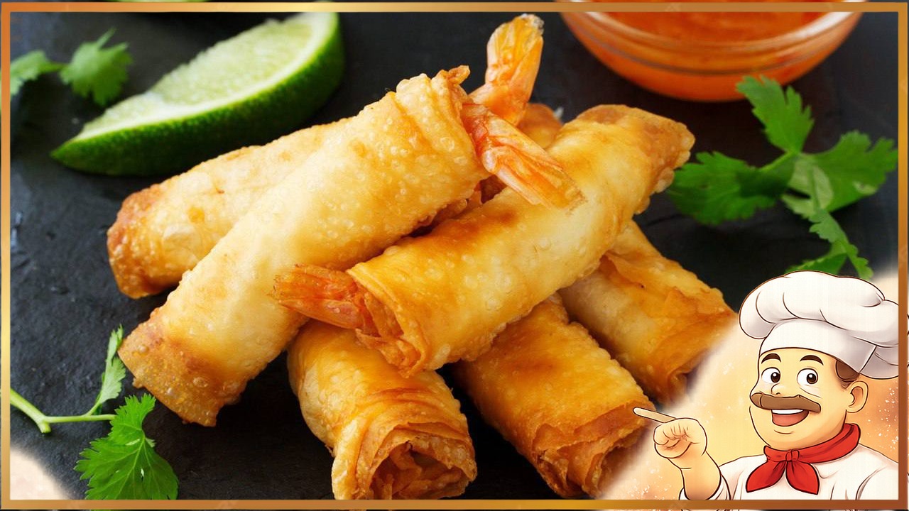 Креветки в тесте с острым соусом