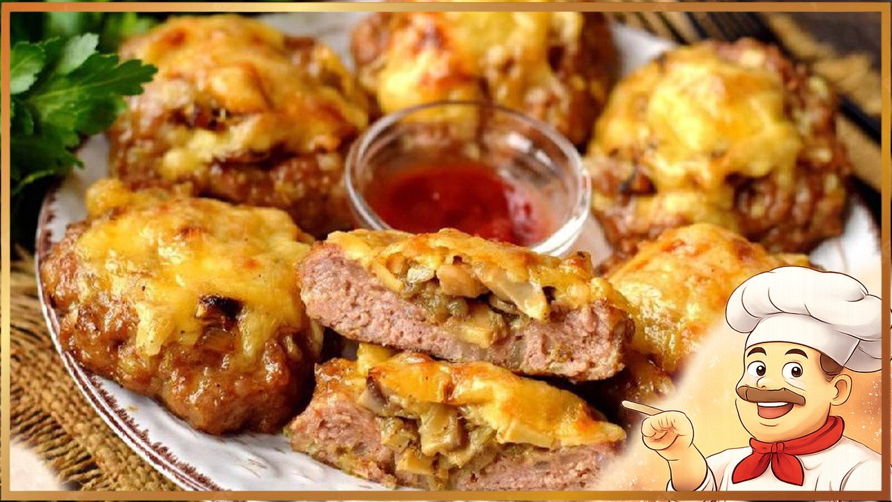 Мясные гнёзда с грибами
