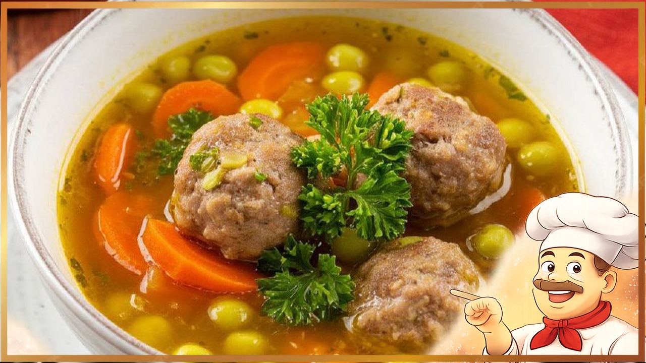 Гороховый суп с фрикадельками