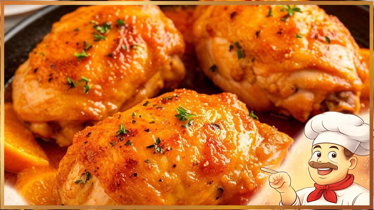 Курица  в апельсиновом соусе