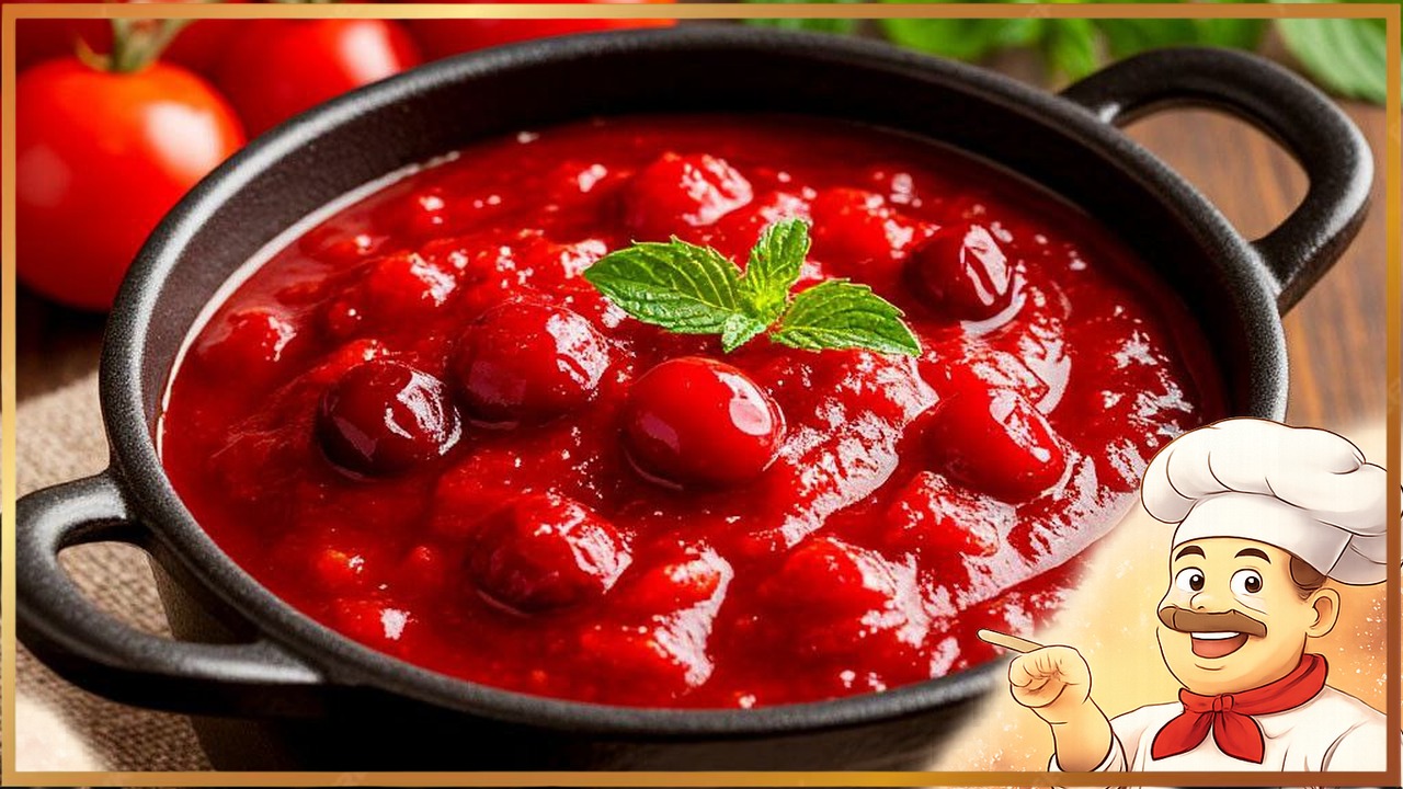 Томатно-брусничный соус