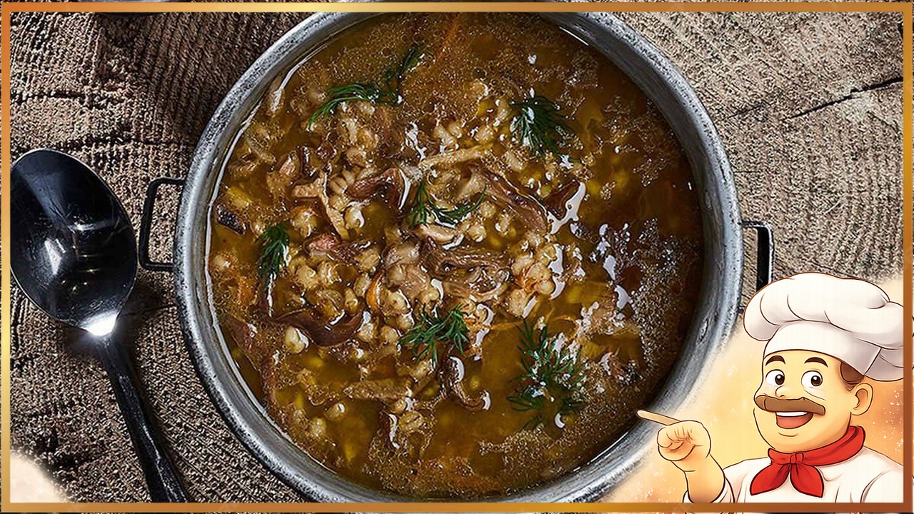 Грибной суп из ТБП бара от шеф-повара Ядвиги Воллаард