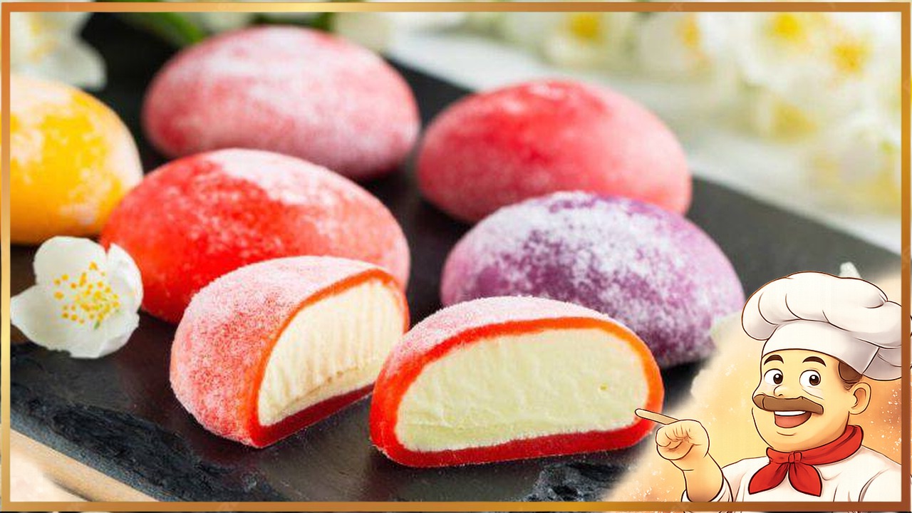 Японский десерт моти