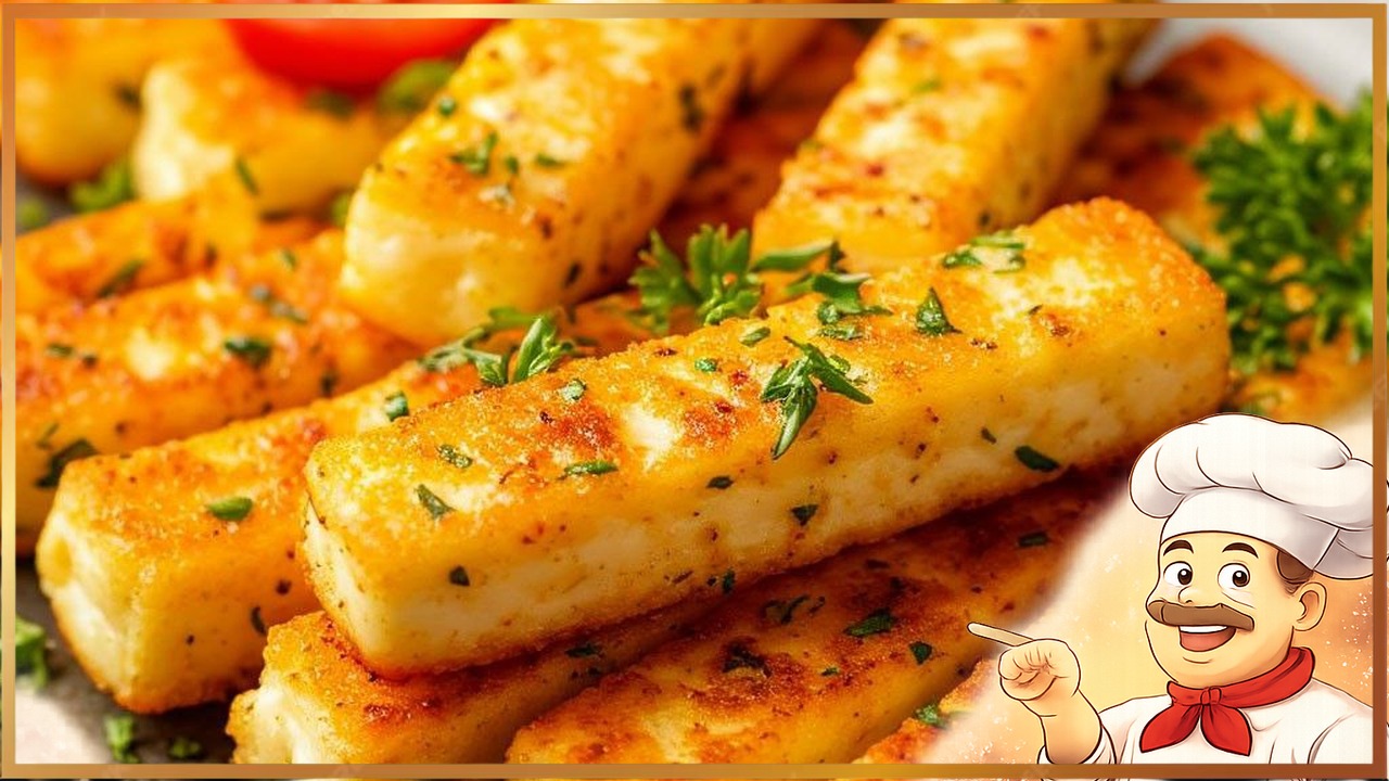 Сырные палочки из халуми