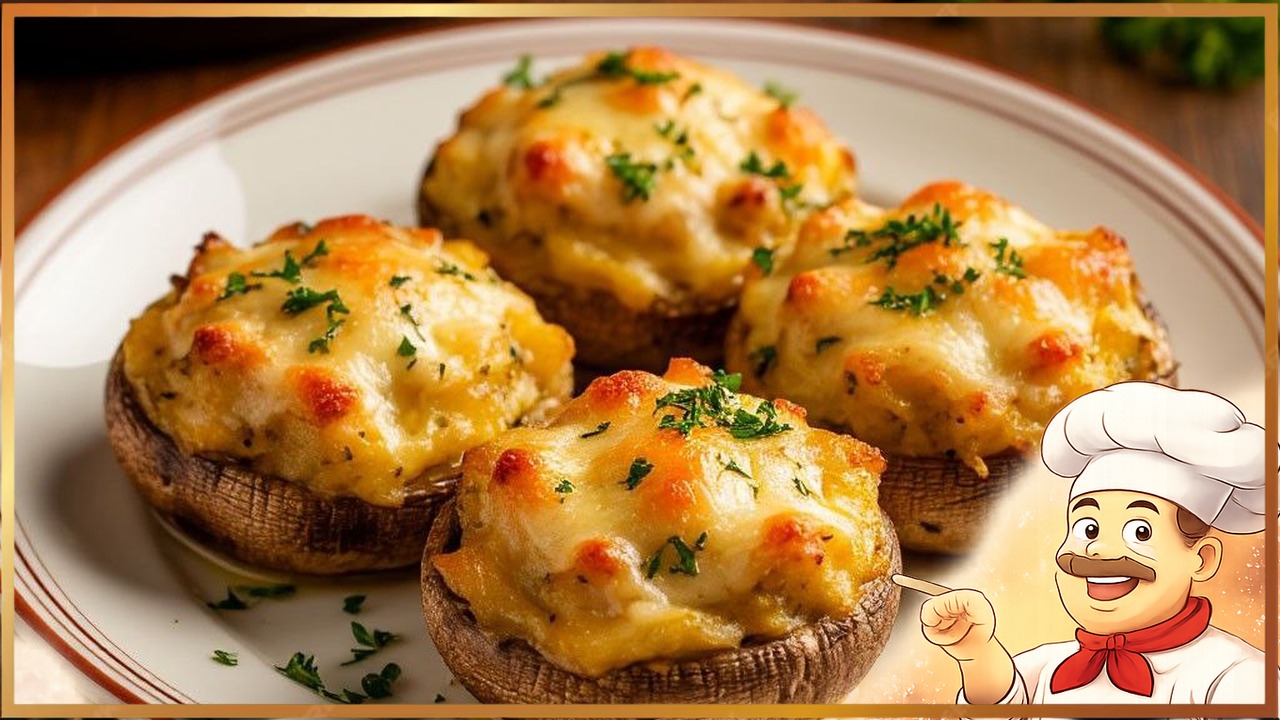 Фаршированные шампиньоны