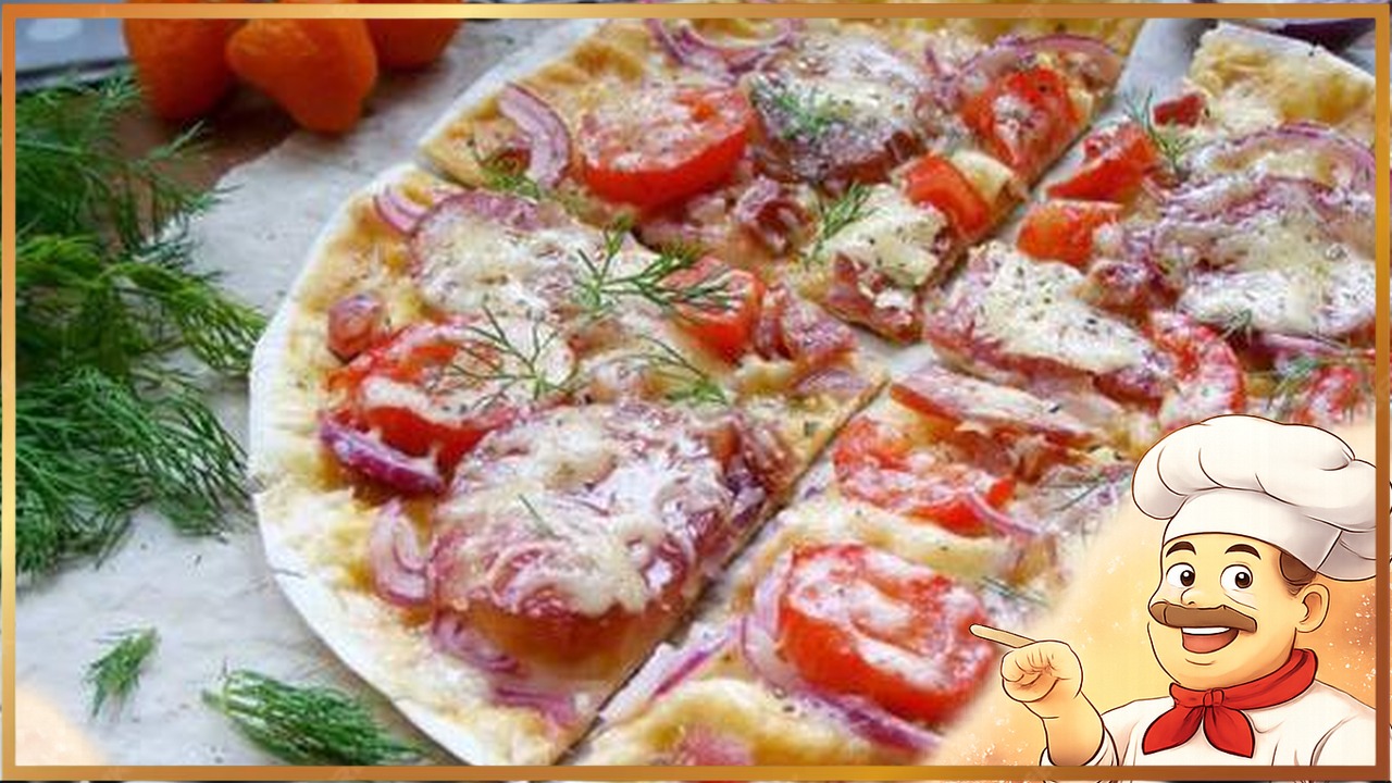 Пицца из лаваша за 3 минуты