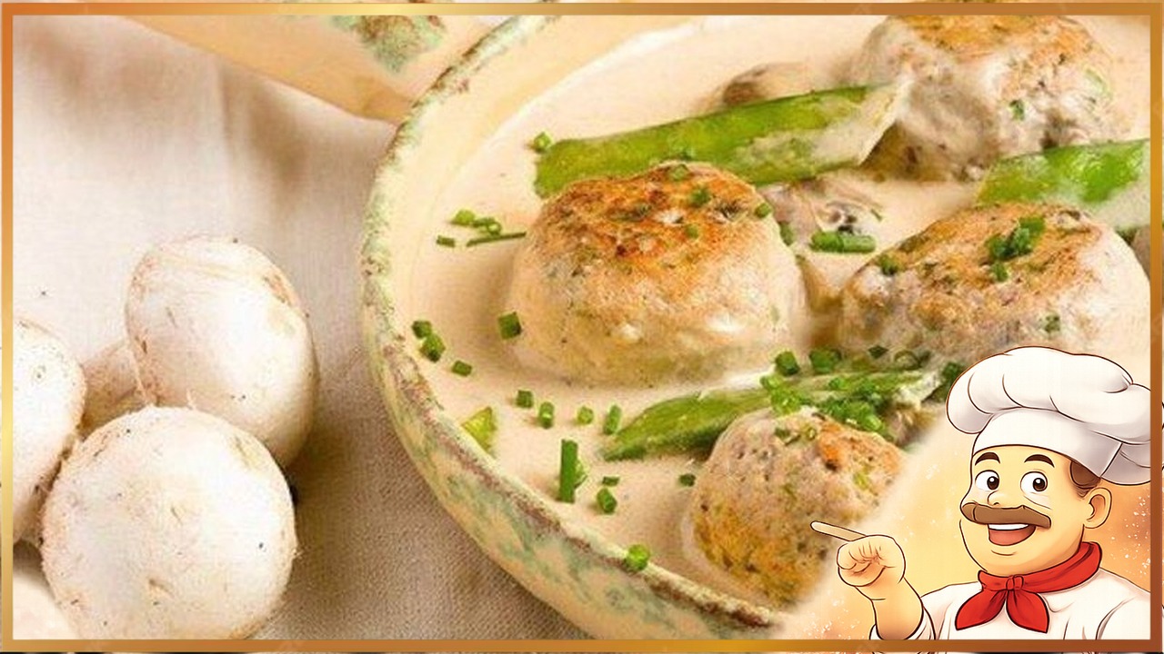 Фрикадельки в сливочно-грибном соусе