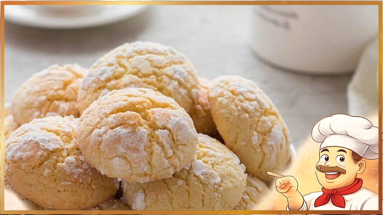 Мягкие апельсиновые печенья