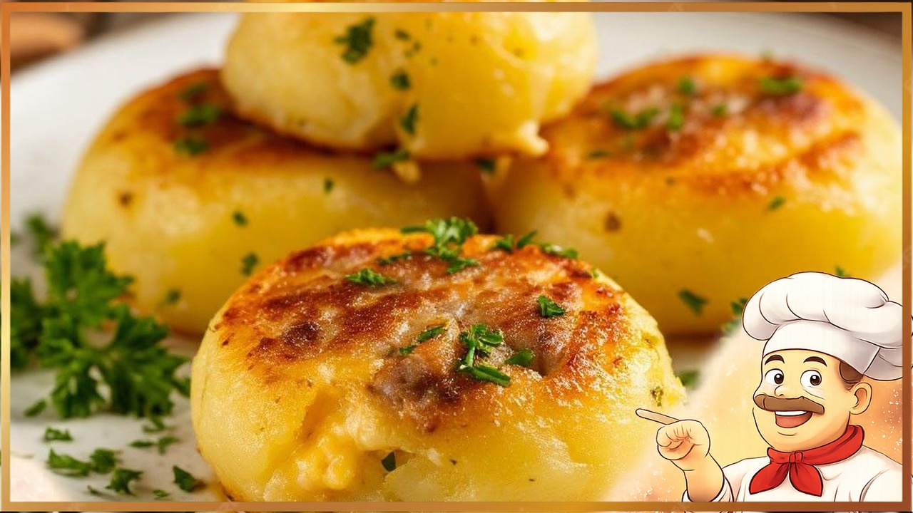 Картофельные зразы с сыром и колбасой