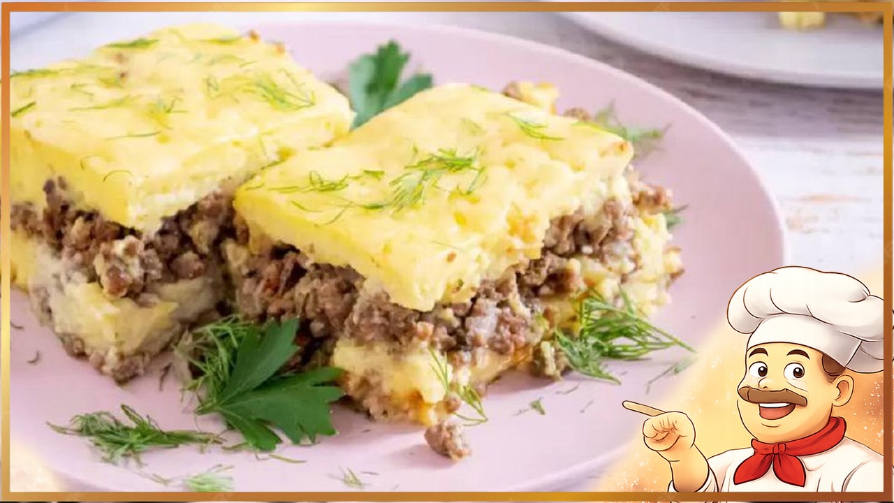 Картофельная запеканка с фаршем