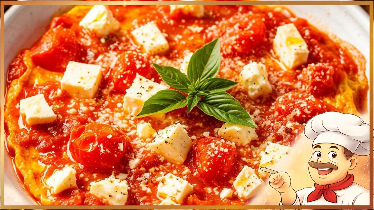 Страпацада — яичница с помидором по-гречески