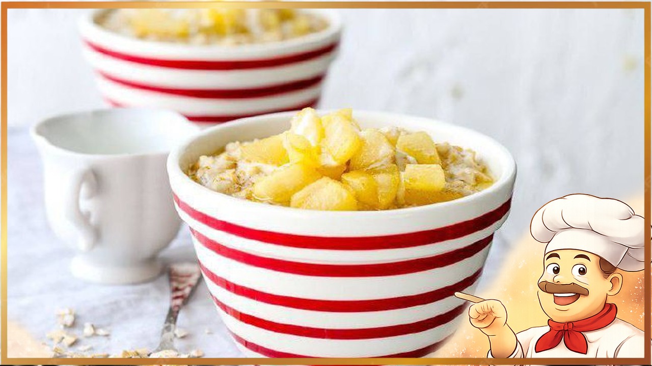 Овсяная каша с грушей