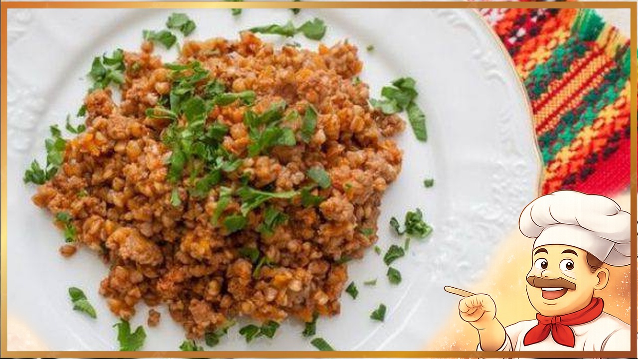 Гречка по-купечески с фаршем