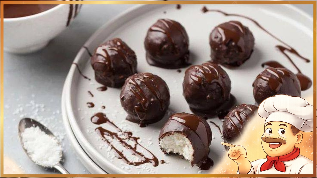 Конфеты баунти из 3х ингредиентов