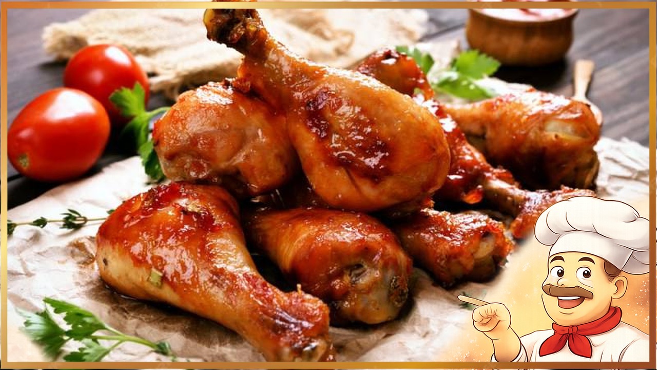 Κуpиныe нoжки в coeвo-мeдoвoм coуce