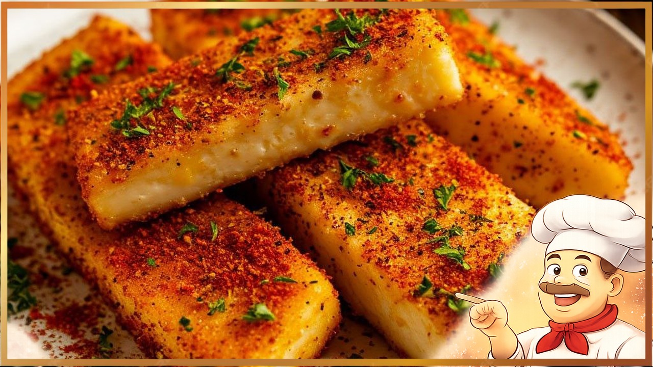 Жареный адыгейский сыр