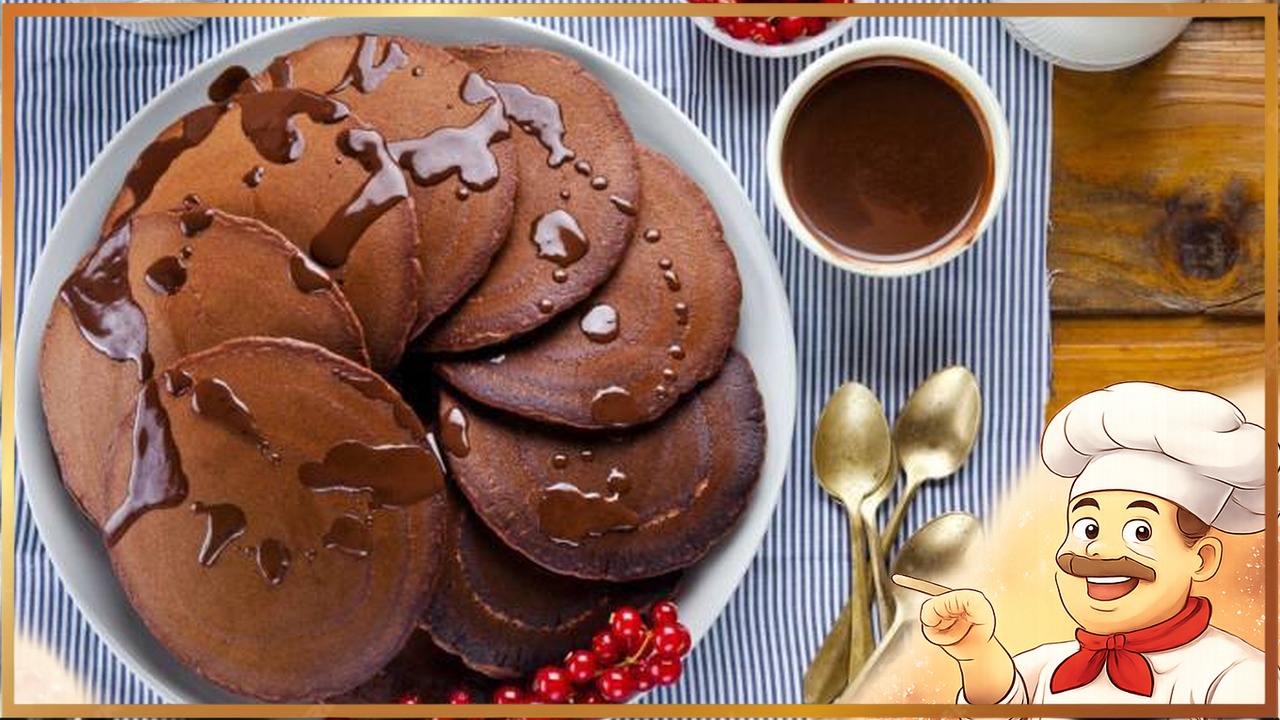 Шоколадные оладьи