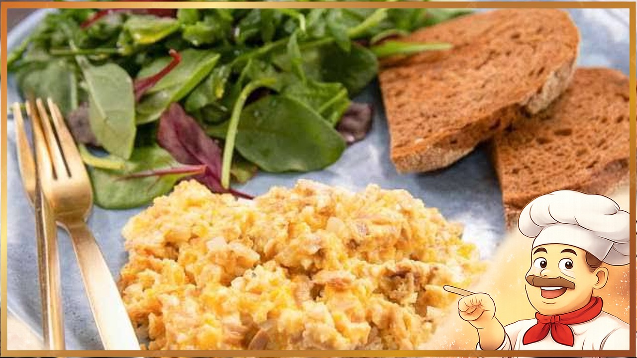 Скрэмбл с тунцом