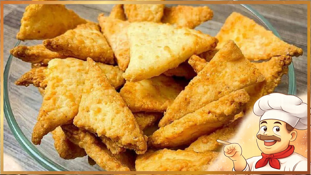 Легкие сырные крекеры