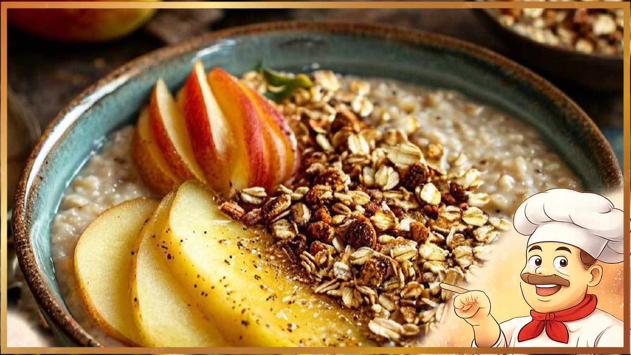 Овсяная каша с грушей