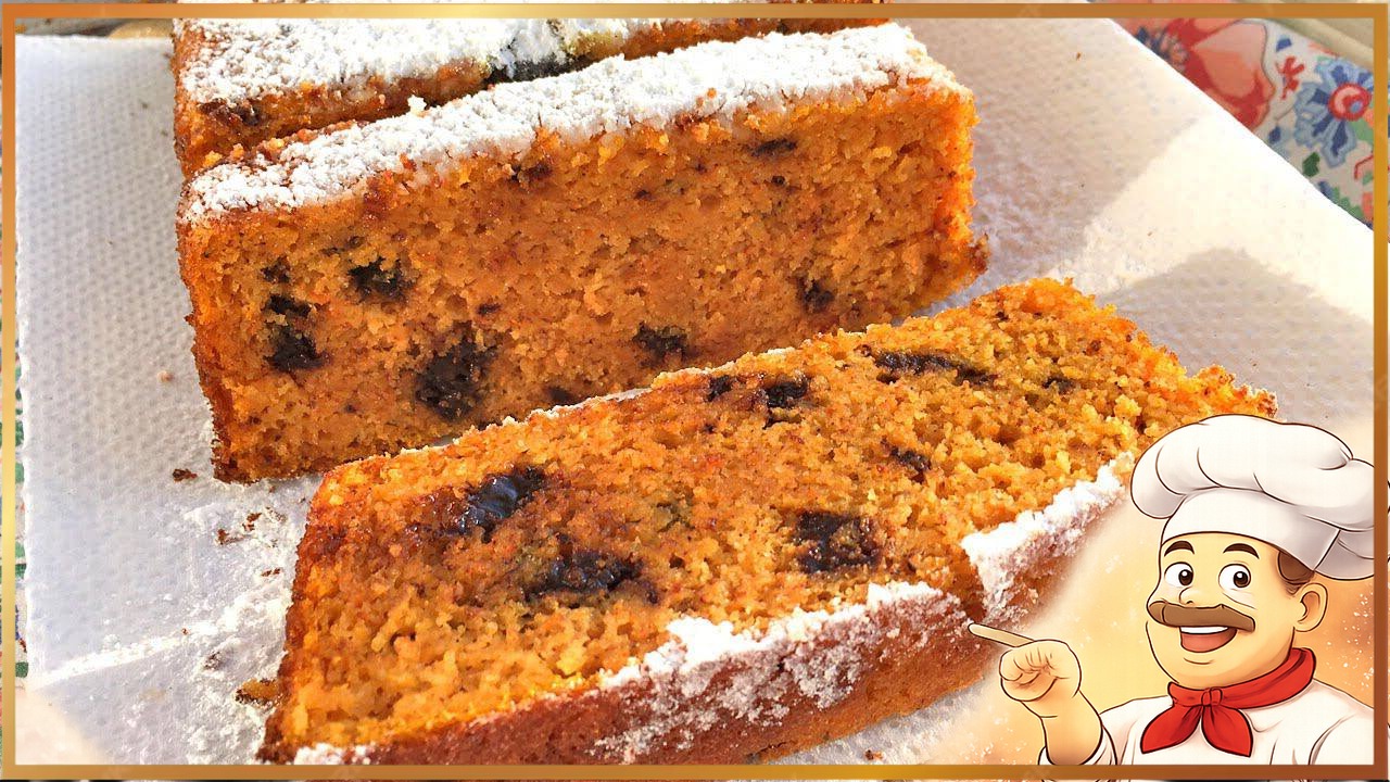 Тыквенный манник с шоколадом