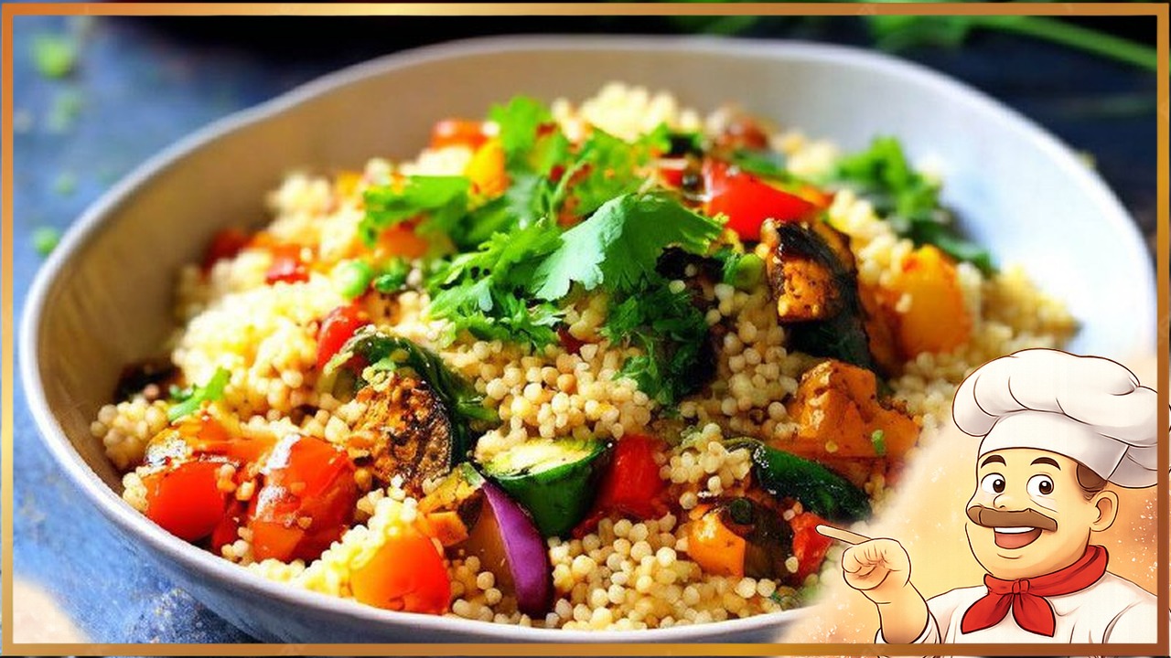 Кускус с жареными овощами