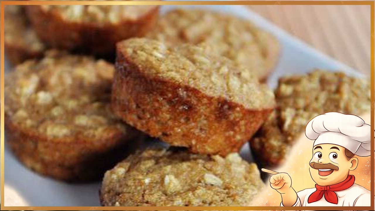 Миндально-яблочные кексы