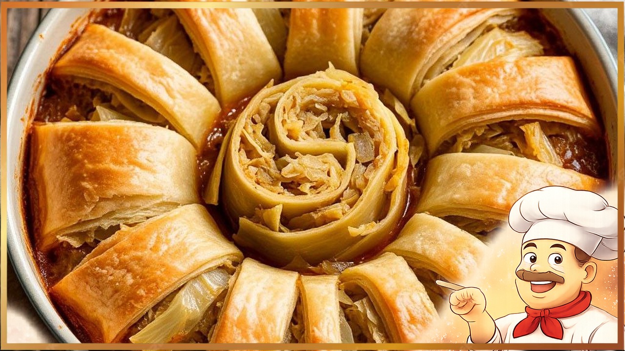 Капустный пирог из лаваша