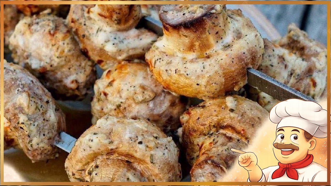 Шашлык из грибοв