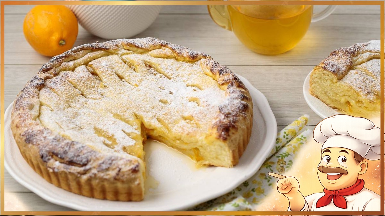 Очень нежный лимонный пирог