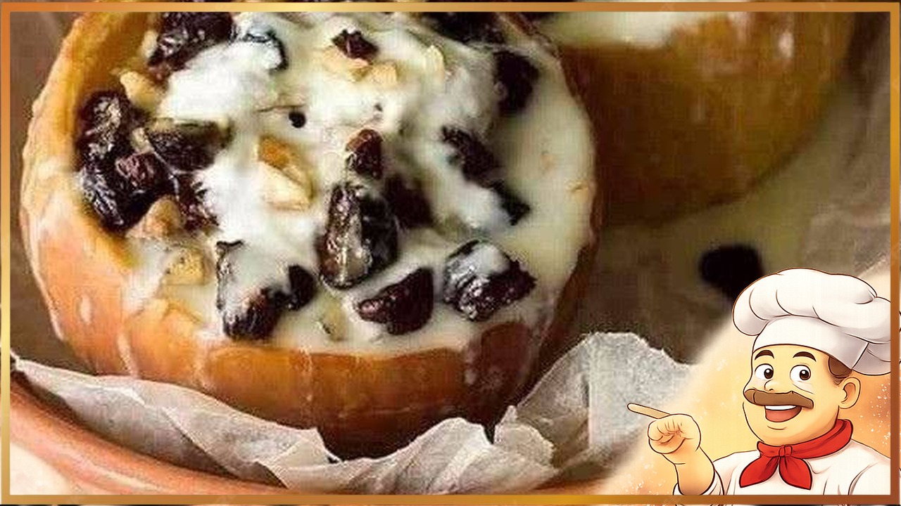 Яблоко с начинкой